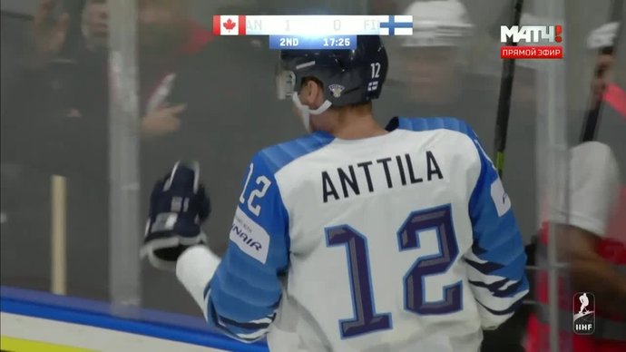 Канада - Финляндия. 1:1. Марко Анттила (видео)