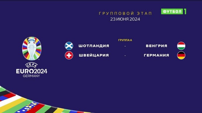 Чемпионат Европы-2024. Обзор матчей 23.06.2024 (видео)