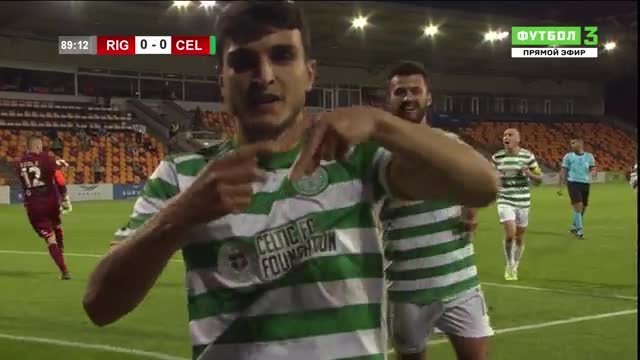 Рига - Селтик. 0:1. Мохамед Эльюнусси забивает победный гол (видео)