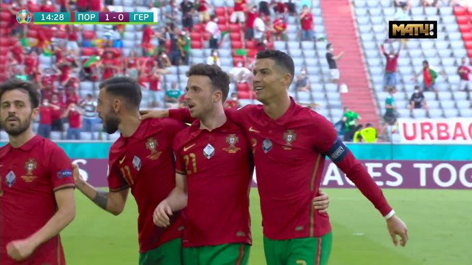 Португалия – Германия. 1:0. Криштиану Роналду (видео)