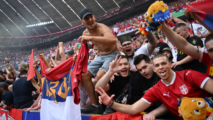 Футбольная федерация Косова обратилась в УЕФА с жалобой на поведение фанатов сборной Сербии на ЕВРО‑2024