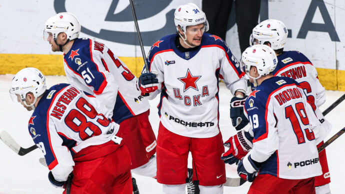 ЦСКА в гостях одержал волевую победу над «Трактором» в матче КХЛ