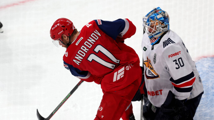 Вратарь «Металлурга» Набоков стал самым ценным игроком плей‑офф КХЛ и установил рекорд лиги