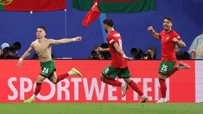 Сборная Португалии вырвала победу у команды Чехии в матче ЕВРО‑2024