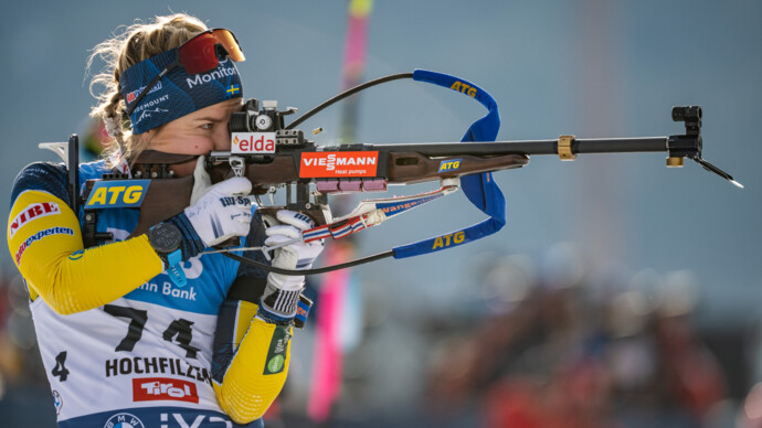 Сборная Швеции выиграла женскую эстафету на этапе КМ по биатлону в Хохфильцене