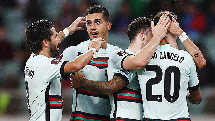 Сборная Португалии разгромила Азербайджан в матче отбора к ЧМ-2022