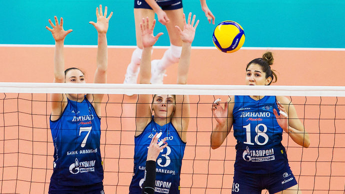 Краснодарское и московское «Динамо» добились очередных побед в женской Суперлиге