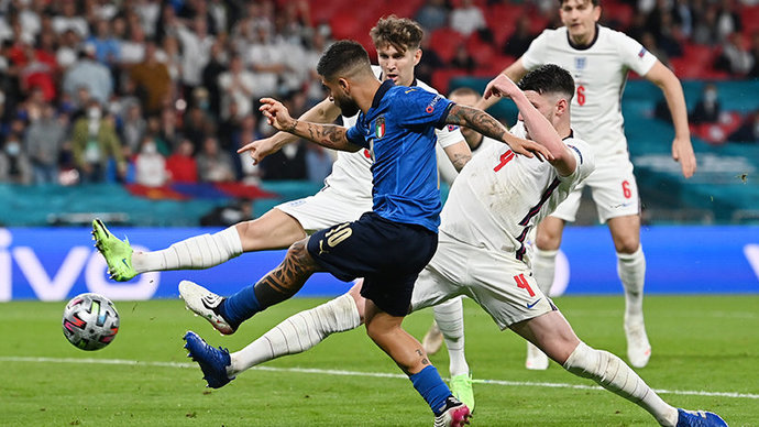 Италия и Англия не смогли определить победителя в основное время в финале Евро-2020