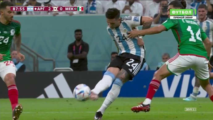 Аргентина - Мексика. 2:0. Гол Энцо Фернандеса (видео). Чемпионат мира-2022. Футбол (видео)