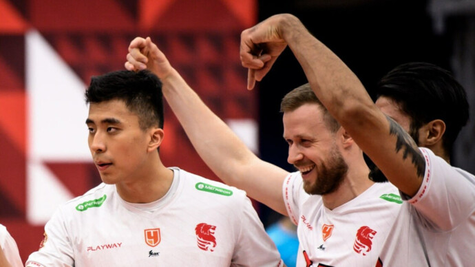 Волейболисты «Белогорья» увеличили преимущество над «Факелом» в серии за бронзу чемпионата России