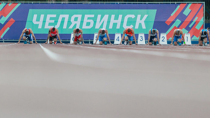 Мужская сборная Ульяновской области выиграла золото в эстафете 4 по 100 м на Спартакиаде