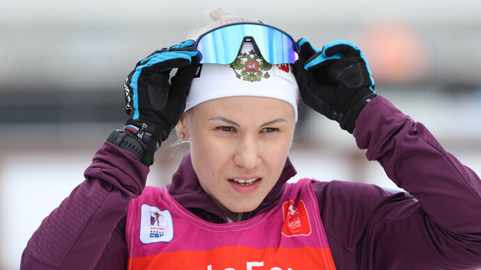Биатлонистка Кристина Резцова выиграла Югорский лыжный марафон