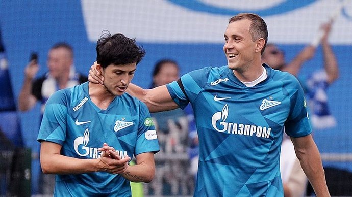 Дзюба и Азмун попали в старт «Зенита» на матч с «Динамо», Малком остался в запасе