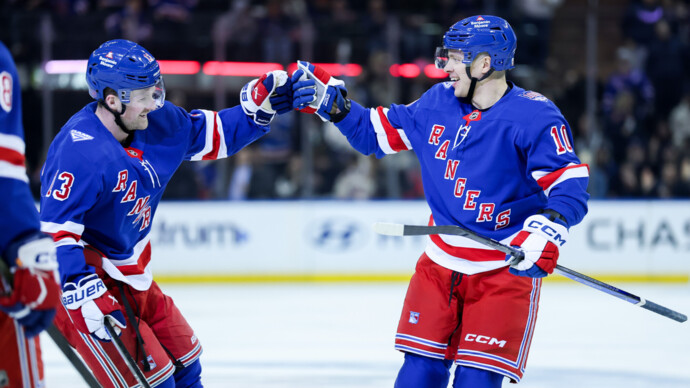 «Нью‑Йорк Рейнджерс» победил «Нэшвилл» в матче НХЛ, Панарин сделал первый дубль в сезоне