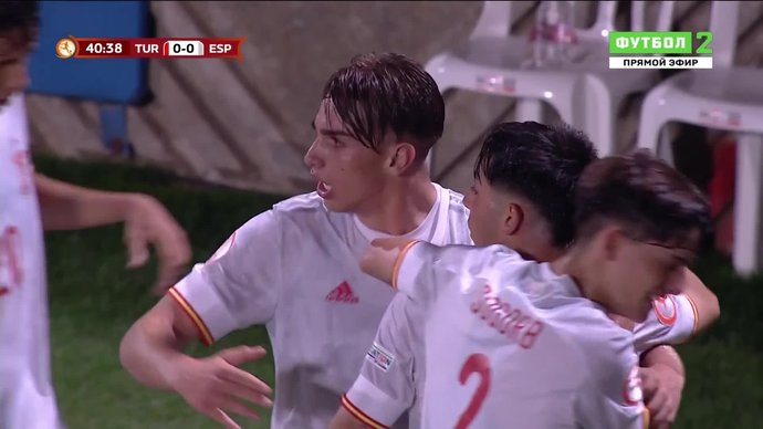 Турция - Испания. 0:1. Гол Дани Родригеса (видео). Чемпионат Европы среди юношей (U-17). Футбол (видео)