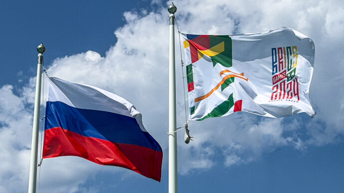 Россияне заняли весь пьедестал в тройном прыжке на Играх БРИКС