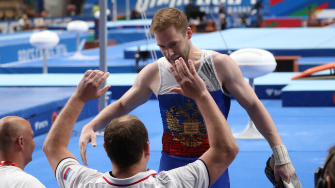 Российский гимнаст Поляшов победил в упражнениях на коне на Играх БРИКС