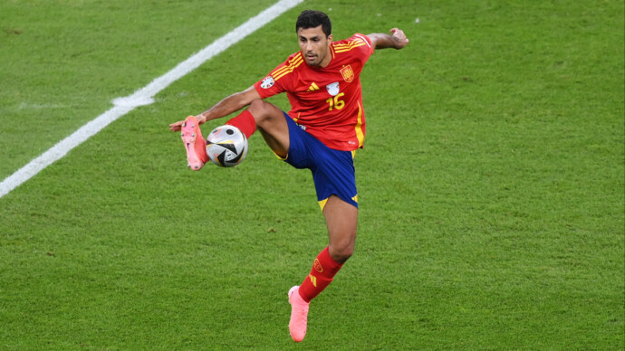 Полузащитник сборной Испании Родри назван лучшим игроком ЕВРО‑2024