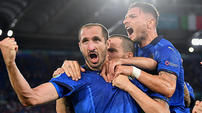 Италия повторила рекорд Франции по количеству побед в стартовых матчах на Евро