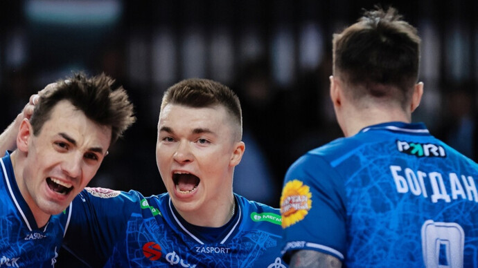Волейболисты «Динамо» сравняли счет в полуфинальной серии чемпионата России с «Белогорьем»