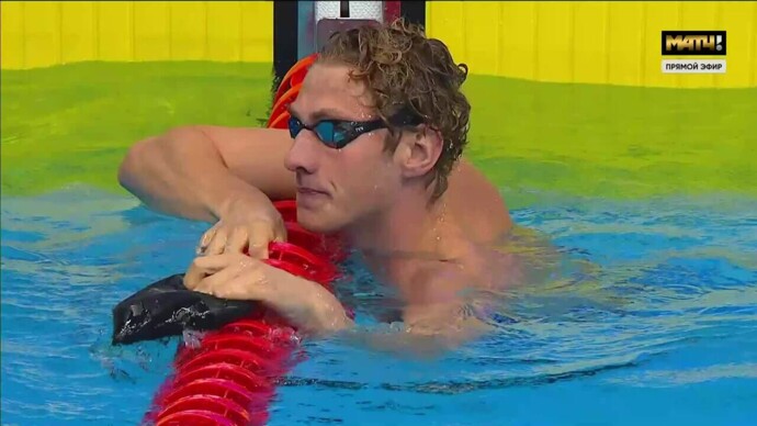 Бородин выиграл в заплыве 200 м комплексным плаванием (видео). Кубок России. Плавание (видео)