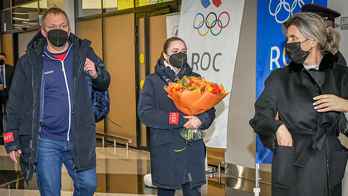 Фигуристка Валиева возобновила тренировки после возвращения с Олимпийских игр
