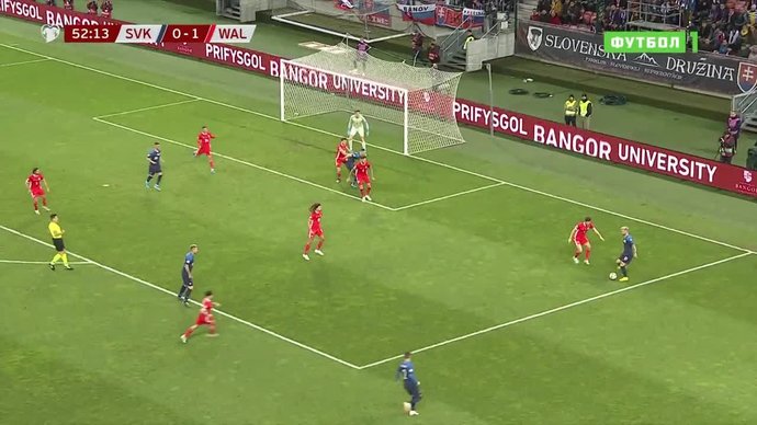 Словакия - Уэльс - 1:1. Голы и лучшие моменты (видео)