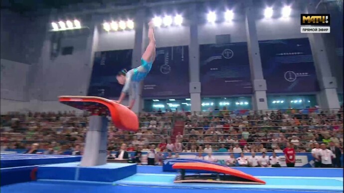 Выступление Анны Калмыковой в опорном прыжке (видео). Спортивная гимнастика (видео)