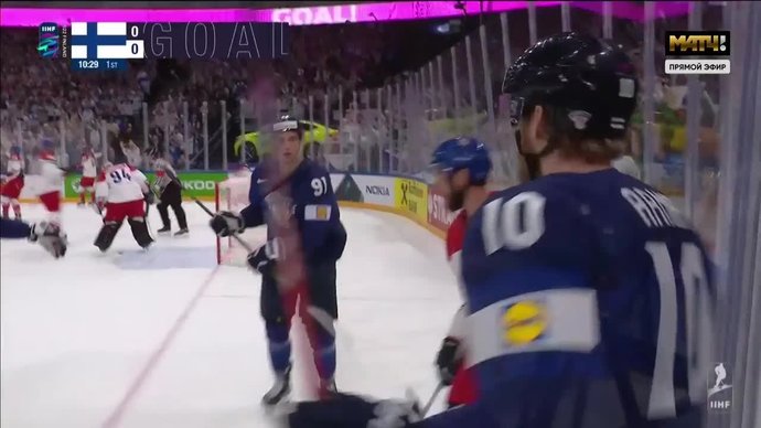 Финляндия - Чехия. Голы (видео). Чемпионат мира. Хоккей (видео)