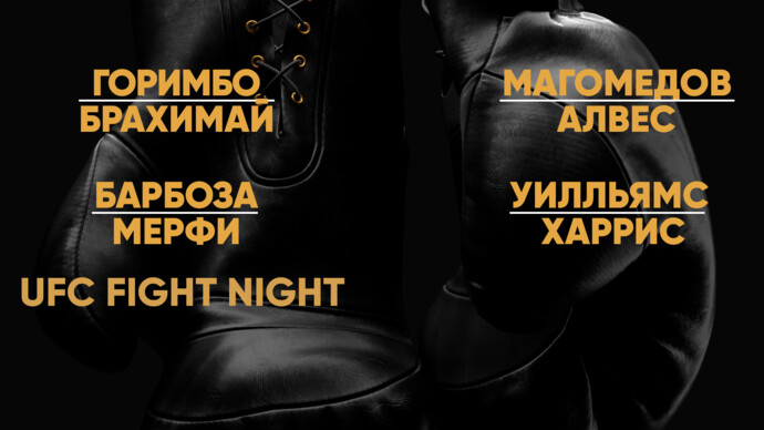 UFC Fight Night. Виктор Мартинес против Тома Нолана. Абусупьян Магомедов против Ворли Алвеса. Эдсон Барбоза против Лерона Мерфи. Кэлинн Уилльямс против Карлстона Харриса (видео)