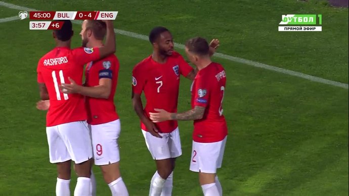 Болгария - Англия. 0:4. Рахим Стерлинг (видео)