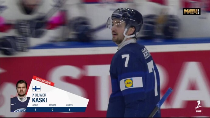 Финляндия - Великобритания. 1:0. Гол Оливера Капанена (видео). Чемпионат мира. Хоккей (видео)