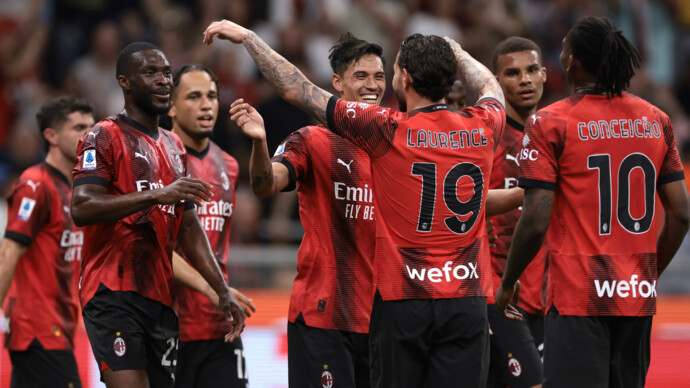 «Милан» разгромил «Кальяри» в матче чемпионата Италии
