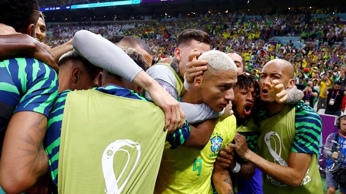 Бразилия обыграла Сербию в матче ЧМ-2022 благодаря дублю Ришарлисона