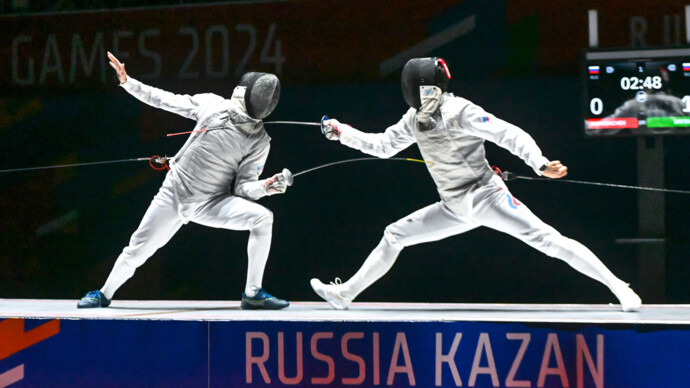 Призер Олимпиады Бородачев завоевал золотую медаль в соревнованиях по фехтованию на Играх БРИКС