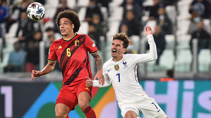 Французы победили Бельгию в полуфинале Лиги наций, отыгравшись с 0:2