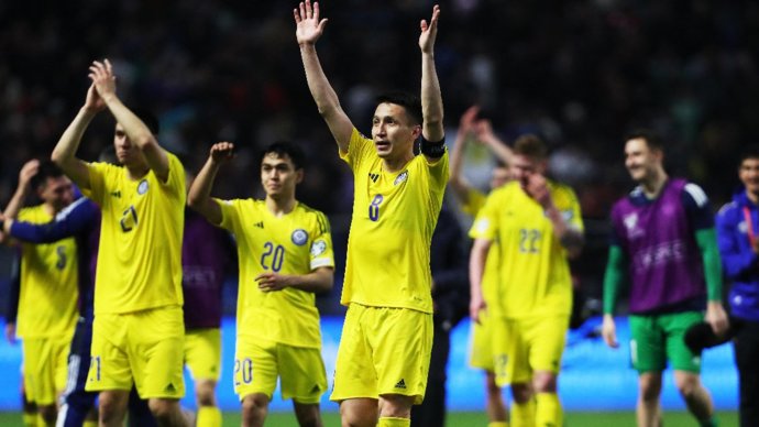 Сборная Казахстана обыграла датчан в отборочном матче к Евро-2024, отыгравшись с 0:2