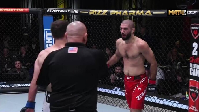 Айманн Захаби против Джавида Башарата (видео). UFC Fight Night (видео)