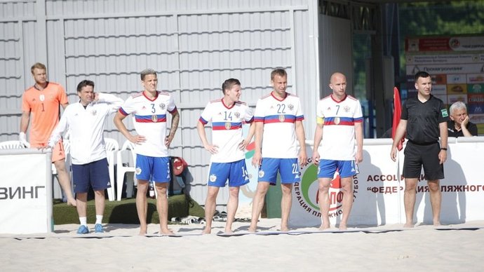 Сборная России по пляжному футболу вновь обыграла Белоруссию в Минске