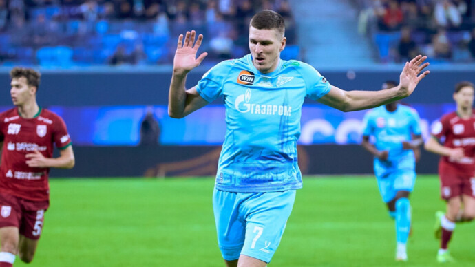 Футболист «Зенита» Соболев: «Ночами особо никогда не играл в компьютер. Могу поиграть час‑два, когда есть свободное время»