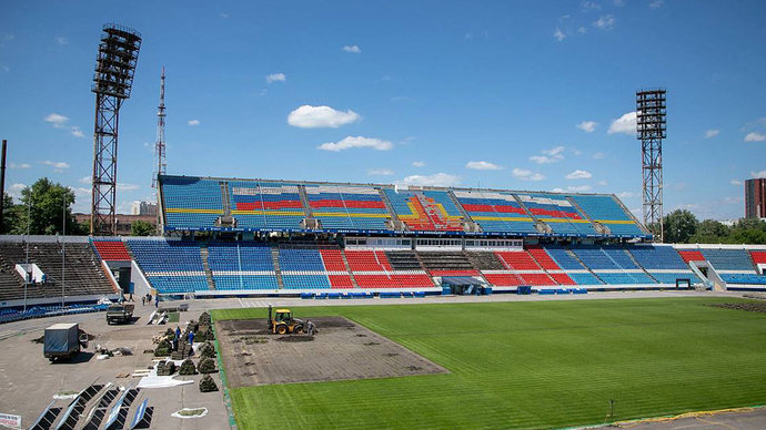 Власти Воронежской области рассказали о ходе ремонта стадиона «Факела»