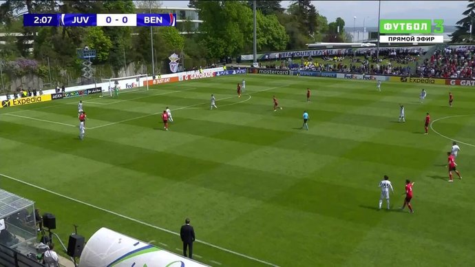 Ювентус - Бенфика. 0:1. Гол Нету (видео) Юношеская лига УЕФА. Футбол (видео)