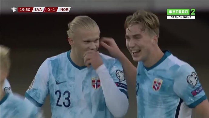 Латвия - Норвегия - 0:2. Голы (видео)