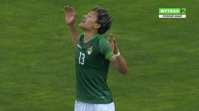 Боливия - Парагвай. 3:0. Виктор Абрего (видео)