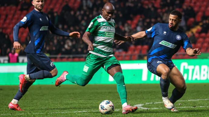 Футболист «Ахмата» Касинтура признан лучшим игроком матча РПЛ против «Оренбурга»