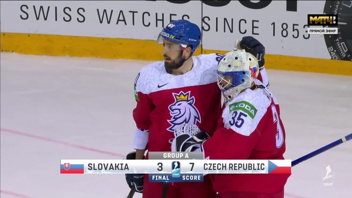 Словакия - Чехия - 3:7. Голы (видео)