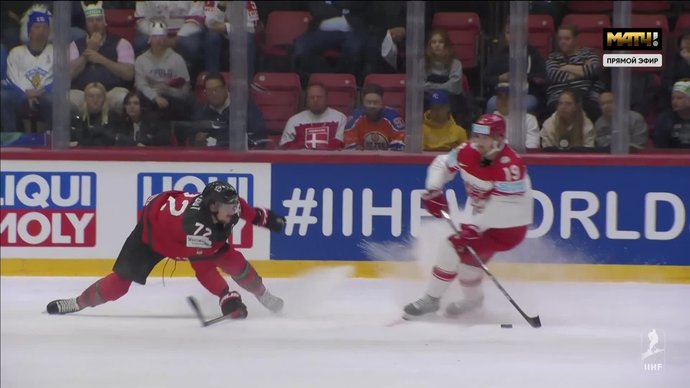 Канада - Дания. 0:1. Гол Маркуса Лауридсена (видео). Чемпионат мира. Хоккей (видео)
