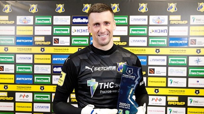 Песьяков – лучший игрок матча «Ахмат» - «Ростов»