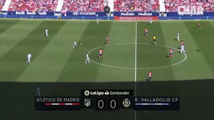 Атлетико - Вальядолид - 1:0. Гол и лучшие моменты (видео)