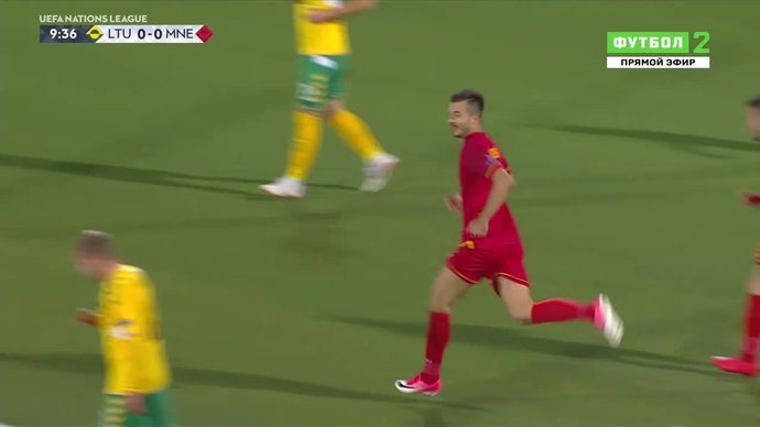 Литва - Черногория. 0:1. Стефан Мугоша (видео)